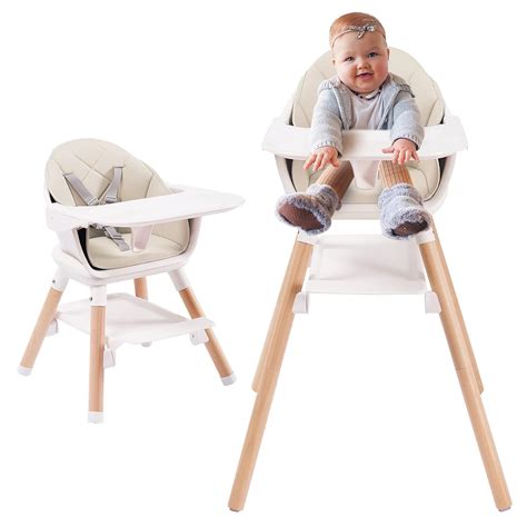 Buy 6-in-1 Baby High Chair, Convertible Highchair for Babies and ...