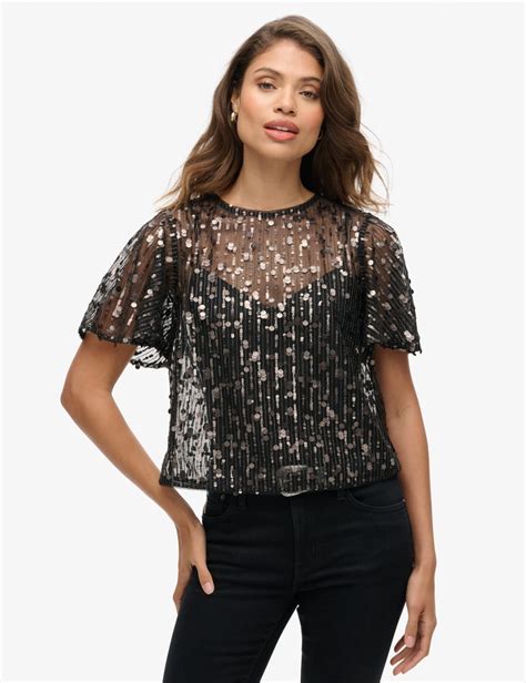 Sequin Tops at M&S