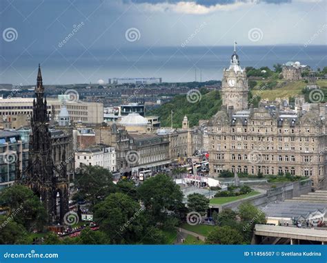 Edinburgh, the Capital of Scotland. Stock Image - Image of castle, building: 11456507