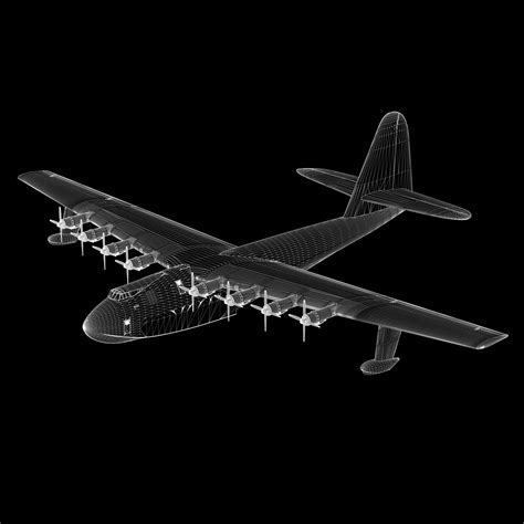 Hughes H4 Hercules Spruce Goose 3D model | CGTrader