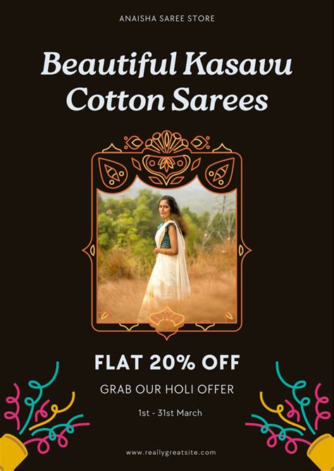 Free, customizable Holi poster template designs | Canva