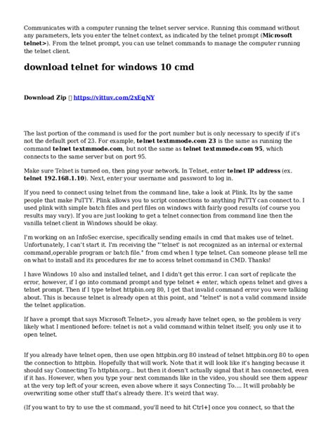 Image result for Telnet Open Port Command