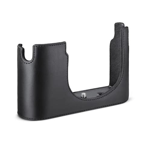 LEICA Q3 HALFCASE, LEATHER, BLACK