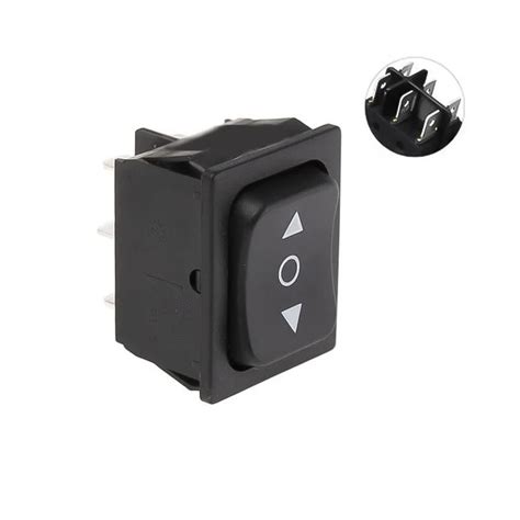 16A 250V AC DPDT ON-OFF-ON Rocker Switch | Robodo