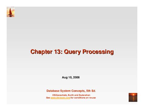 Ch13 - Important Notes - Database System Concepts, 5th Ed ...