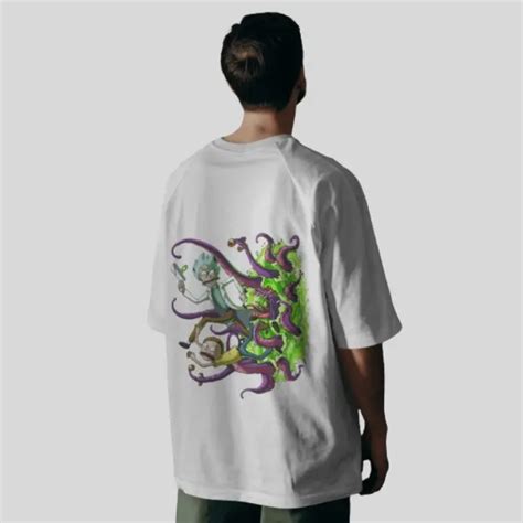 Rick And Morty Oversized Tee (#2) | Crazy Chic