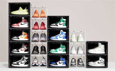 PESOMA Multipurpose Sneaker Containers Bins, Shoe Storage Box, Clear ...