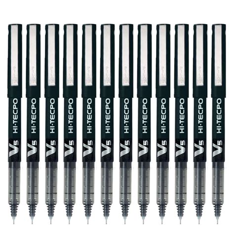 Pilot Hi-Tecpoint V5 0.5mm Extra Fine Point Pure Liquid Ink Roller Ball ...