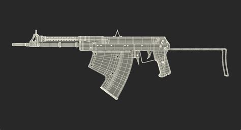 3D APS Underwater Assault Rifle model | 3D Molier International