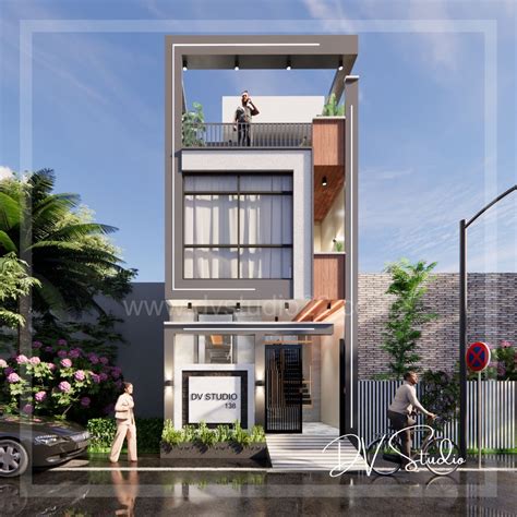 15x40 House Plans 3D - 3BHK - Option 3 - 600 Sqft | 65 Gaj - DV Studio