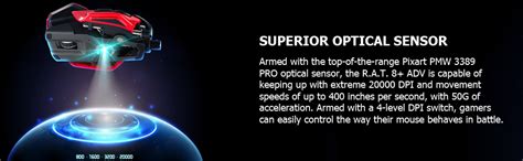 Amazon.in: Buy MAD CATZ R.A.T. 8+ ADV Optical Wired Gaming Mouse | 60M ...