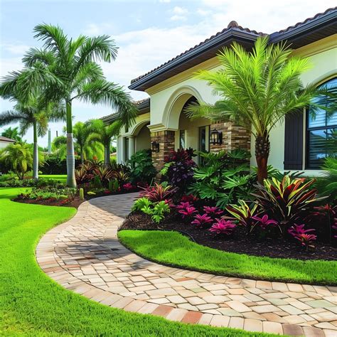 40 tropical landscaping front yard ideas that will make you forget the ...