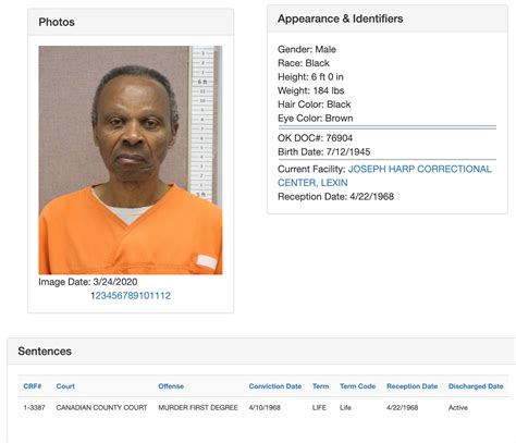 Oklahoma Inmate Search – OK DOC Offender Lookup