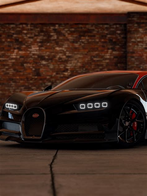 Download wallpaper Bugatti, Light, VAG, Forza, Chiron, Horizon 4 ...