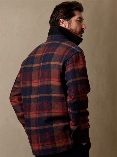 Heritage Plaid Shirt Jacket | Banana Republic