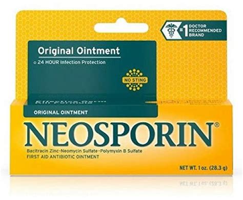 Neosporin Triple Antibiotic Ointment, Treats Cuts, Burns, Scrapes ...