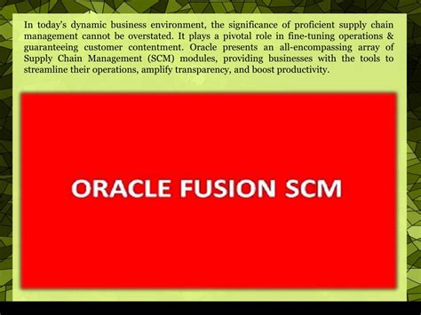 Image result for Oracle SCM Tutorial