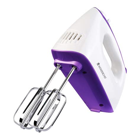 Buy Wonderchef Regalia Hand Mixer 400-Watt (Violet/White) Online at Low ...