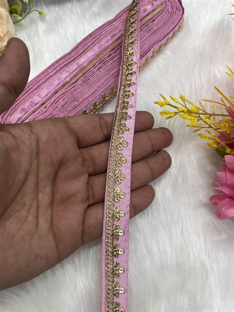 Embroidered Designer Lace, Indian Wedding Trims, Saree Border, Lace Re ...
