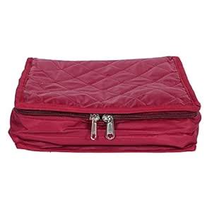 Kuber Industries Satin Jewellery Kit, Maroon (CT00718) : Amazon.in ...