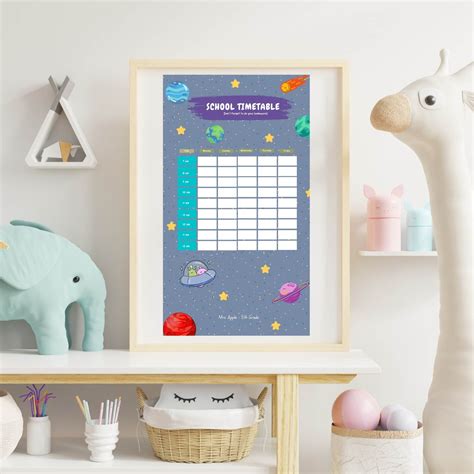 Image result for Kids Time Table Chart