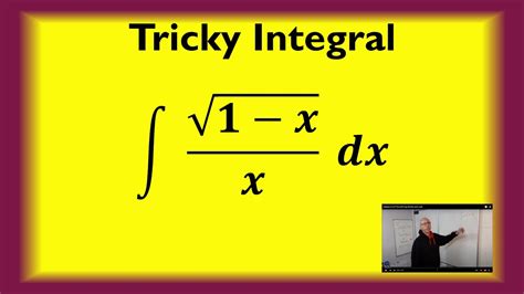 Image result for Integration Square Root Math Site Youtube.com