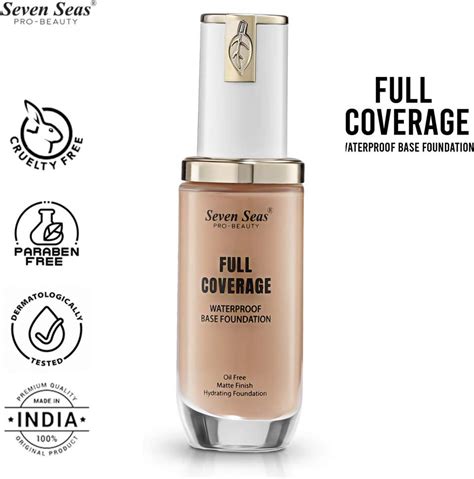 Seven Seas Full Coverage Oil Free Waterproof Matte Finish Super ...