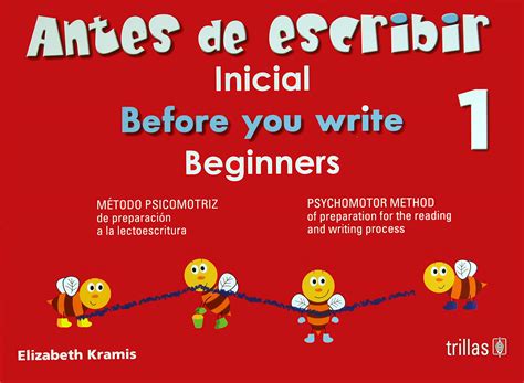 Buy ANTES DE ESCRIBIR 1 = BEFORE YOU WRITE 1 METODO PSICOMOTRIZ DE ...