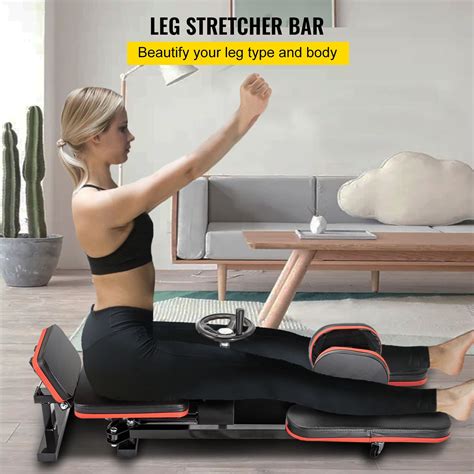 VEVOR Pro Leg Stretcher, 220LBS Leg Stretch Machine, Heavy Duty Steel ...