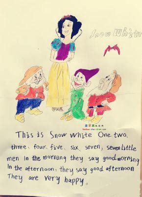 看动画学英语 童话故事英文版《白雪公主》Snow White and the Seven Dwarfs【12P全】英文字幕_哔哩哔哩 (゜-゜ ...