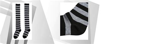 Buy Xs and Os Women Over the Knee Cotton Lycra Striped Socks Stockings ...