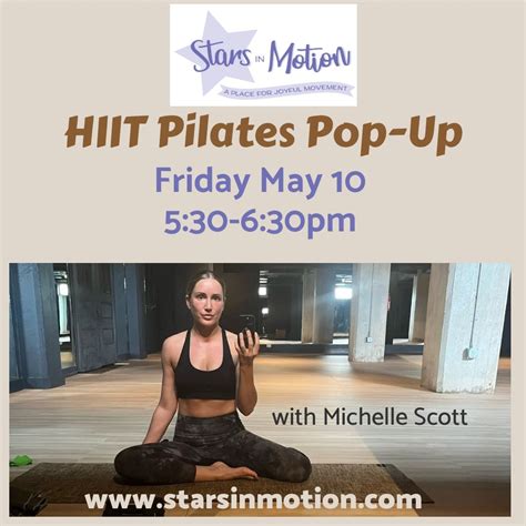 HIIT Pilates Pop-Up at SIM, Stars In Motion, Hernando, 10 May 2024 ...