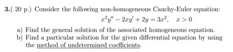 Image result for Associated Homogeneous Equation