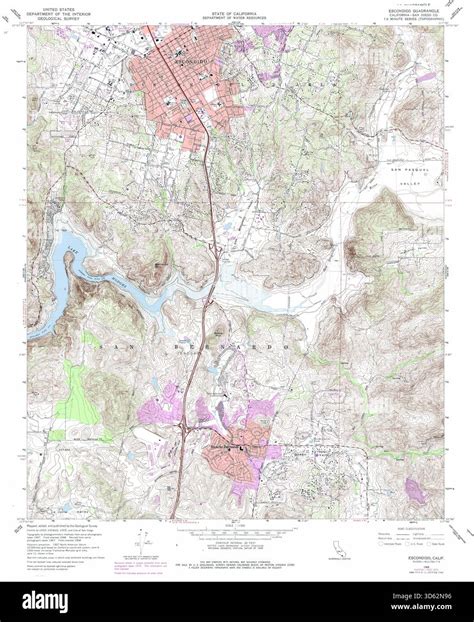 Map of escondido Cut Out Stock Images & Pictures - Alamy