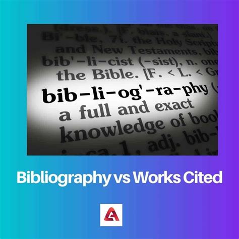 Bibliografía vs Obras Citadas: Diferencia y Comparación