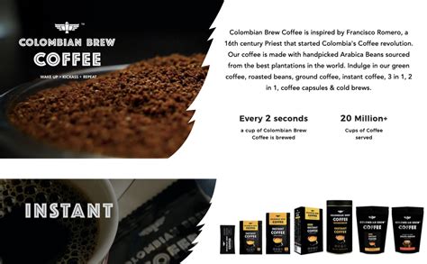 Colombian Brew Assorted Ground Filter Coffee Powder 4 Packs 100g Each ...