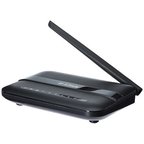 D-Link DSL-2730U Wireless-N 150 ADSL2+ 4-Port Router (Black),
