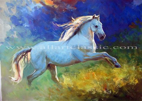 Paintings Of Horses Running