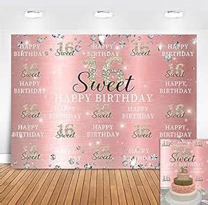 Rose Gold Diamond Shining Photography Backdrop Princess Girls Happy ...