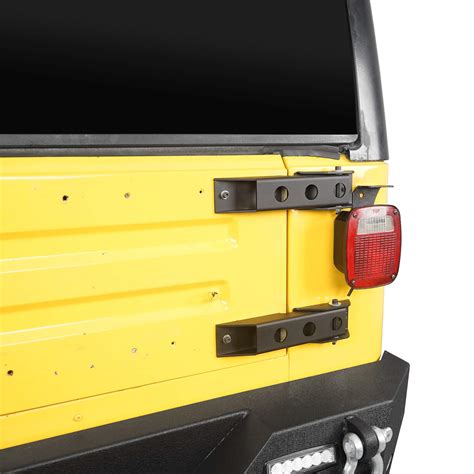 Hooke Road Tailgate Hinge Set for Jeep Wrangler TJ 97-06- Buy Online in ...