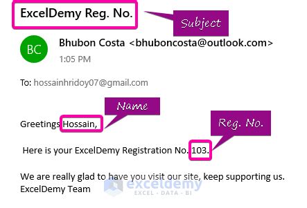 Image result for Send Email From Excel Using Windows Live Mail