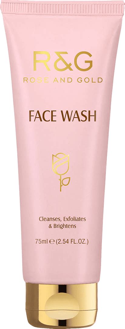 Rose And Gold Face Wash Cleanses – Exfoliates - Brightens