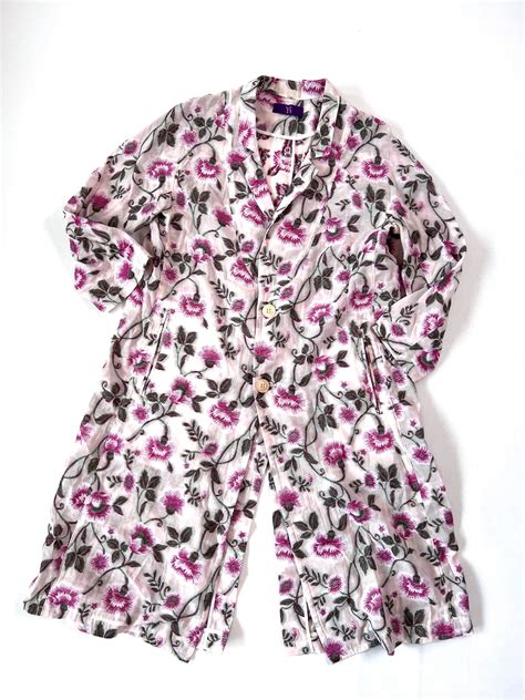 Y's PINK Flower Embroidered Coat | MIKOTONORI.