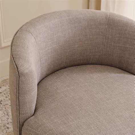 Buy Madona Fabric Swivel Accent Chair - Biege from Home Centre at just ...