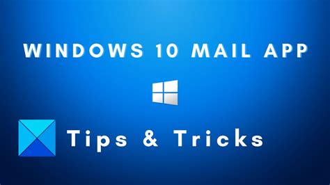 Windows Mail Tips and Tricks 的图像结果