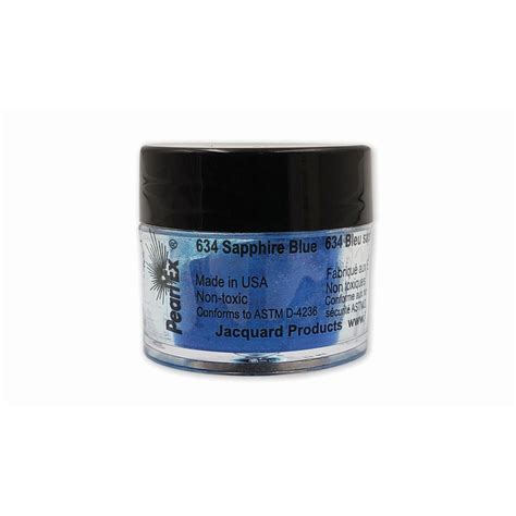 Jacquard Pearl Ex Powdered Pigments - 0.11 Oz Jar - Sapphire Blue | Art ...