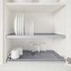 METOD wall cabinet with dish drainer, white/Bodbyn off-white, 60x37x60 ...