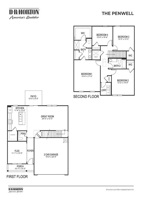 Floor Plan in Timberwalk | Cookeville, TN | D.R. Horton