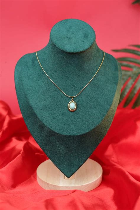 Sky Blue Stone Pendant – Sarhana