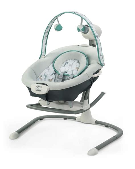 Graco Duet Sway 2-in-1 Swing & Rocker-3 Position Recline-Adjustable Toy ...